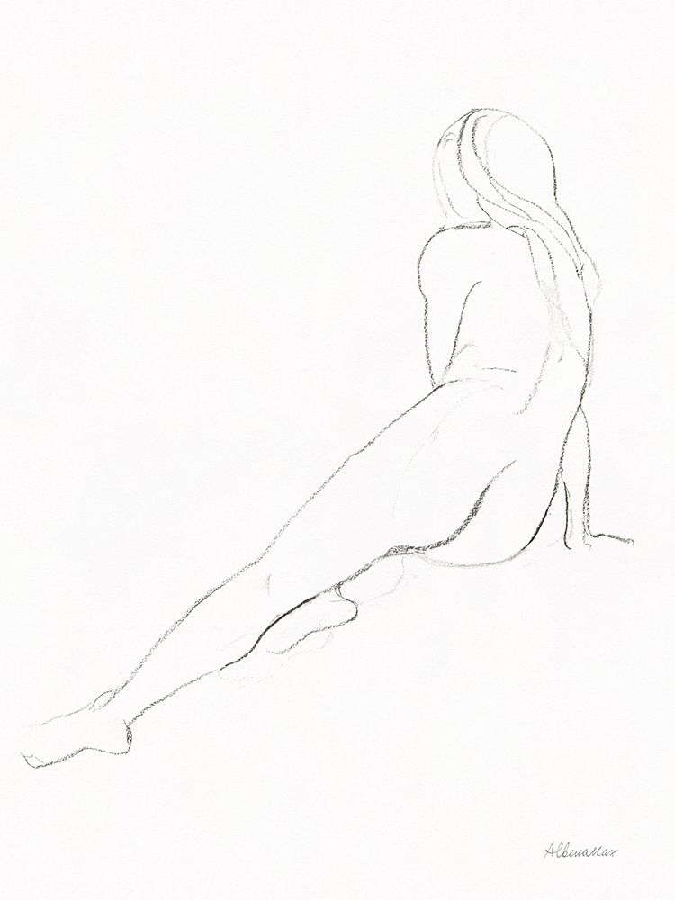 Lounging Nudes IV art print by Albena Hristova for $57.95 CAD