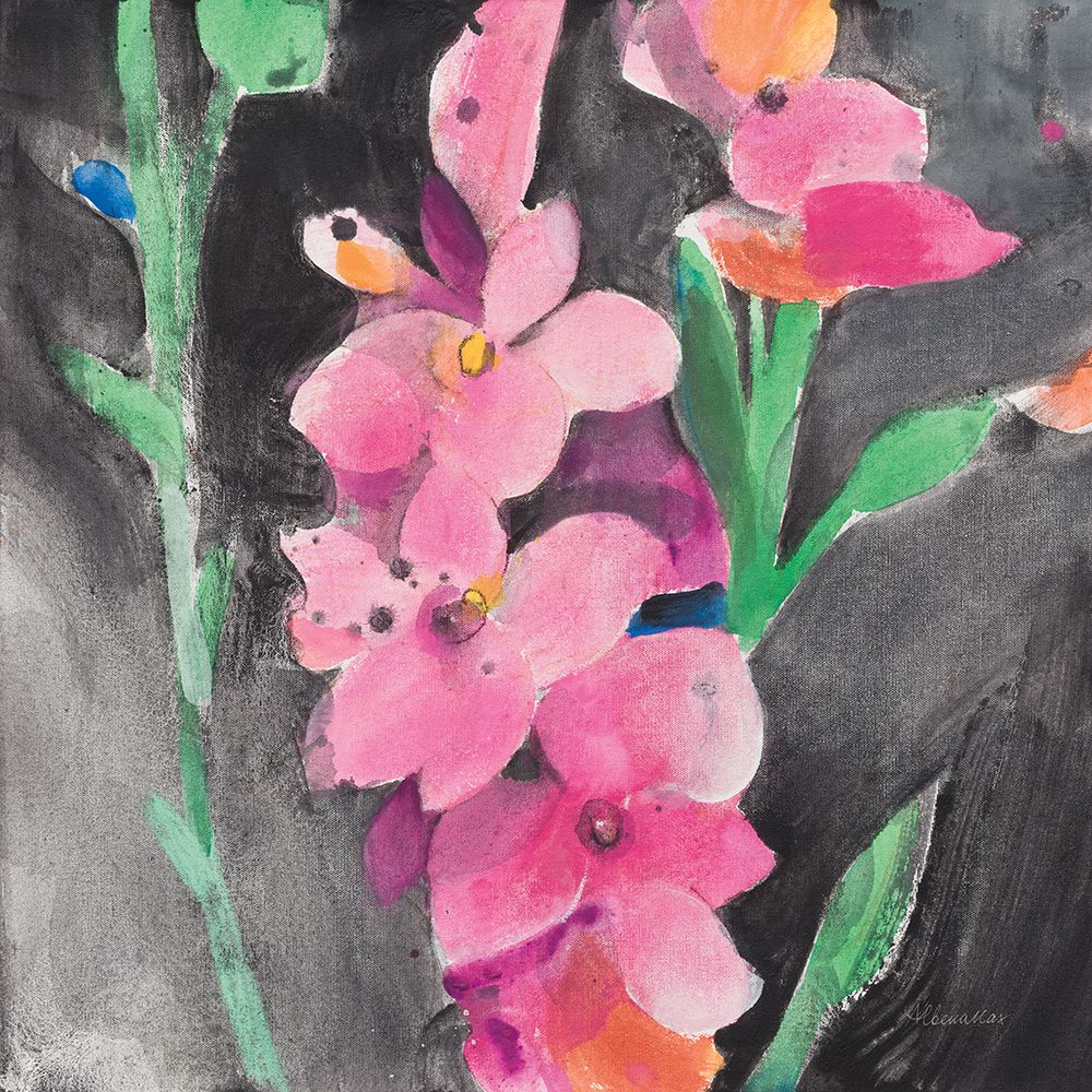 Midnight Blooms II art print by Albena Hristova for $57.95 CAD