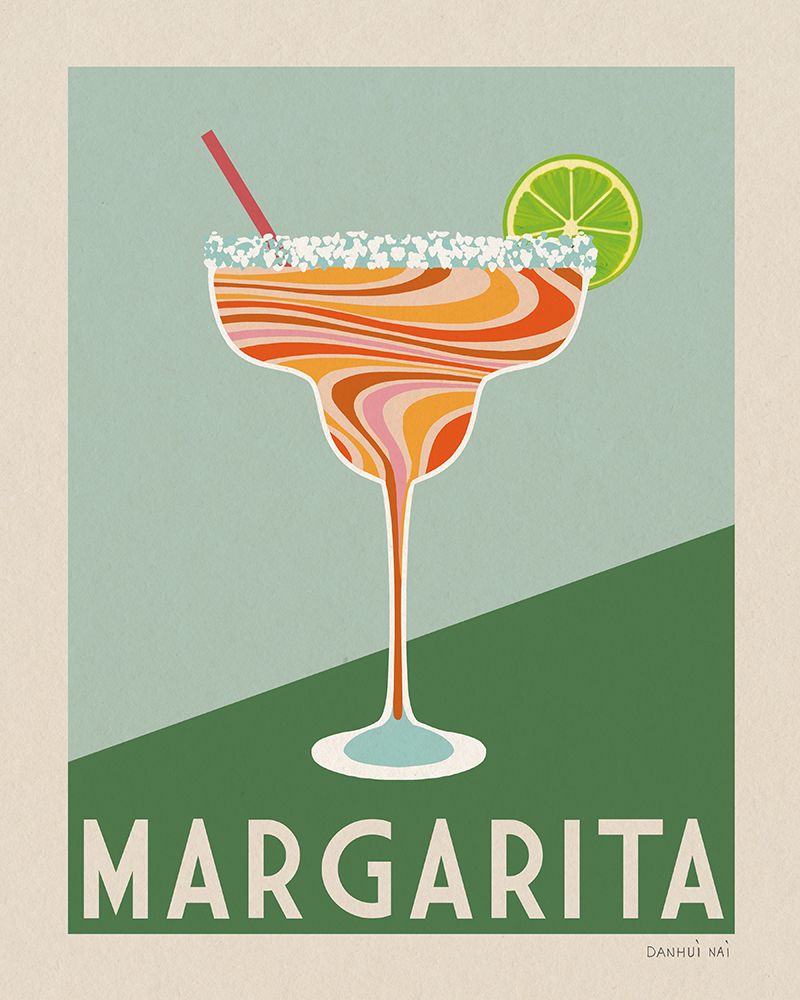 Cocktail Poster II art print by Danhui Nai for $57.95 CAD