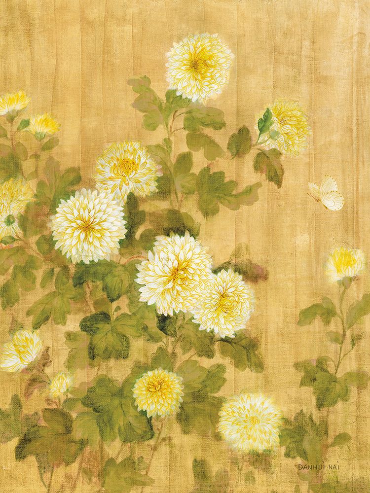 Chrysanthemums II art print by Danhui Nai for $57.95 CAD