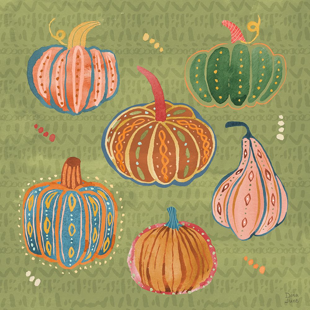 Harvest Whimsy III art print by Dina June for $57.95 CAD