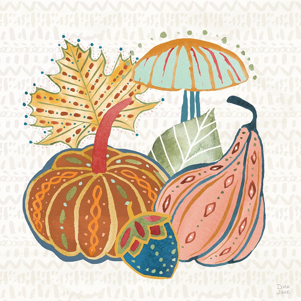 Harvest Whimsy VI art print by Dina June for $57.95 CAD