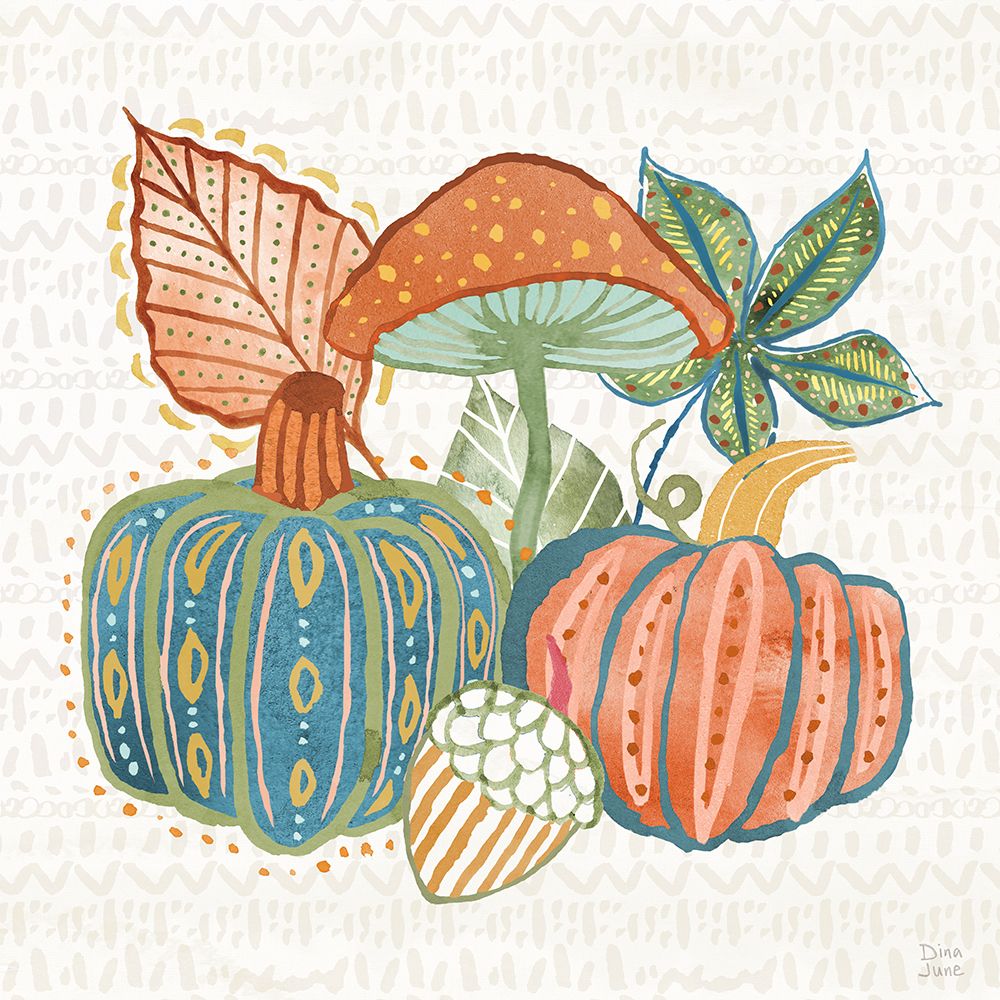 Harvest Whimsy VII art print by Dina June for $57.95 CAD