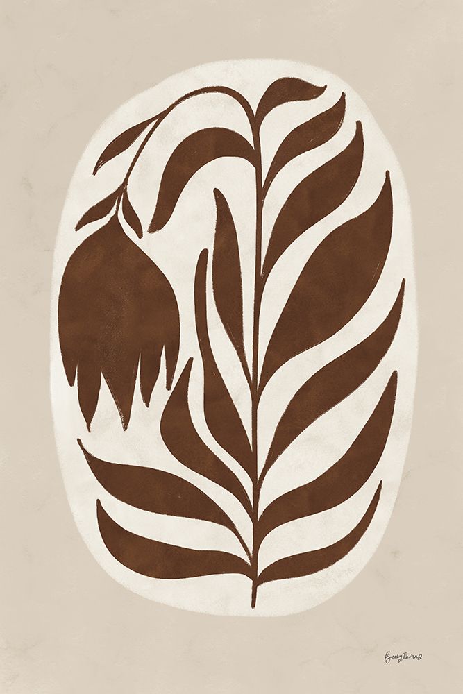 Floral Simplicity I art print by Becky Thorns for $57.95 CAD