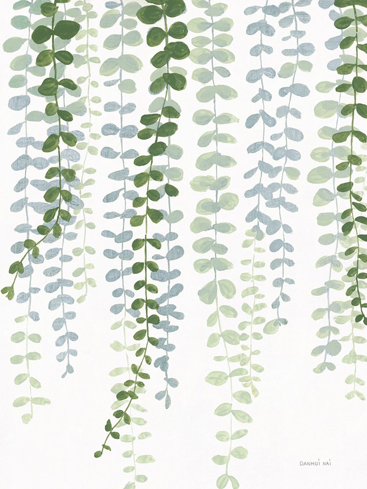 Cascade in Green art print by Danhui Nai for $57.95 CAD