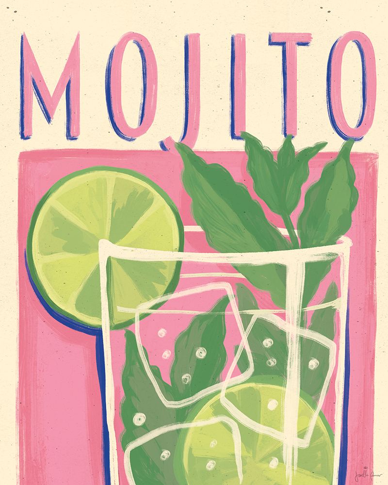 Cocktails II art print by Janelle Penner for $57.95 CAD