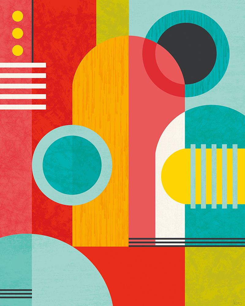 Color Blocks I art print by Veronique Charron for $57.95 CAD