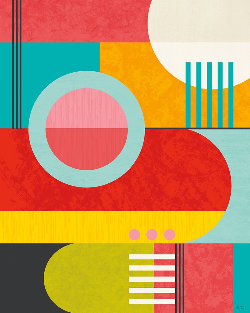 Color Blocks II art print by Veronique Charron for $57.95 CAD