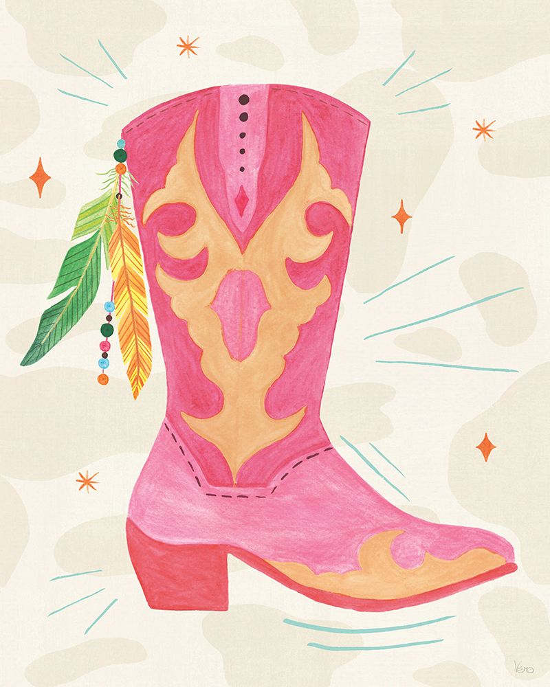 Cowgirl Club I art print by Veronique Charron for $57.95 CAD