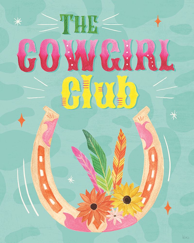 Cowgirl Club II art print by Veronique Charron for $57.95 CAD