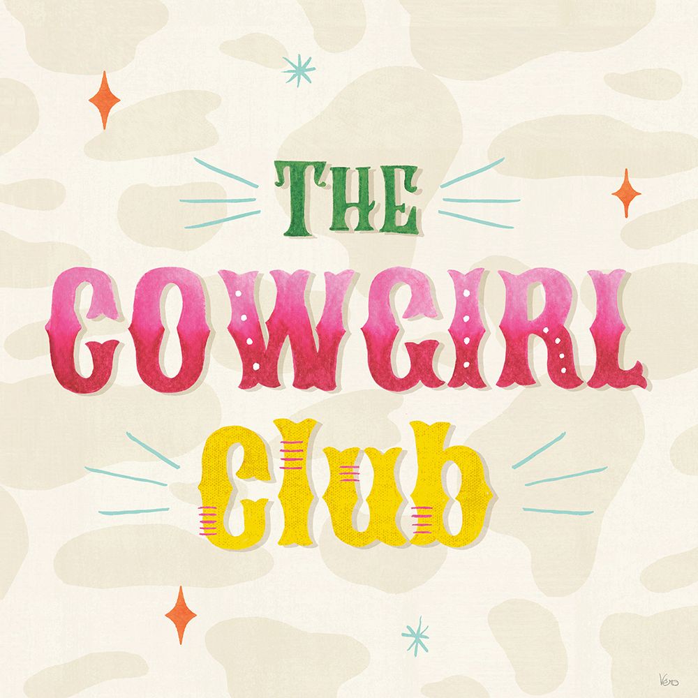 Cowgirl Club VI art print by Veronique Charron for $57.95 CAD