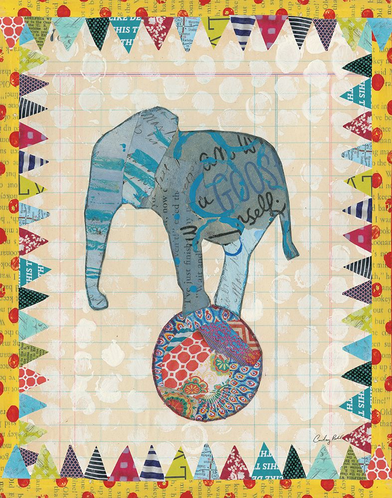 Circus Fun II Border art print by Courtney Prahl for $57.95 CAD