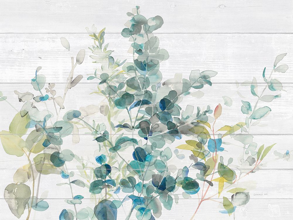 Eucalyptus I on Shiplap art print by Danhui Nai for $57.95 CAD