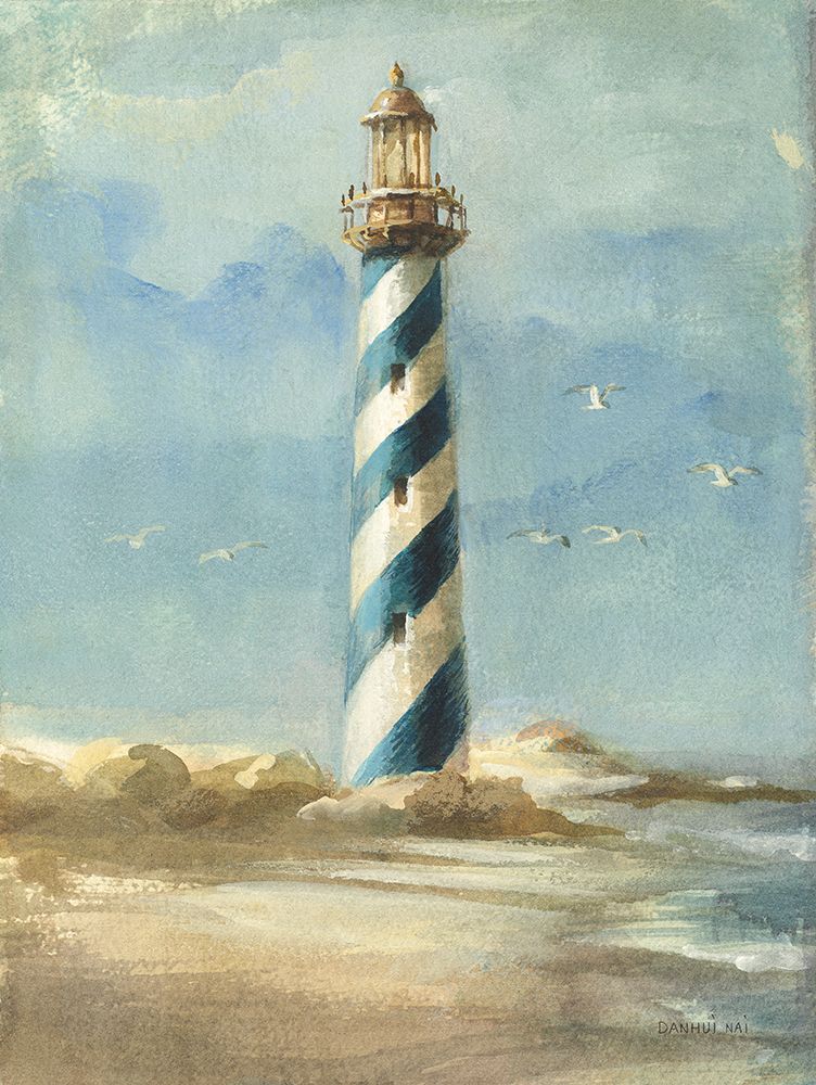 Lighthouse I art print by Danhui Nai for $57.95 CAD
