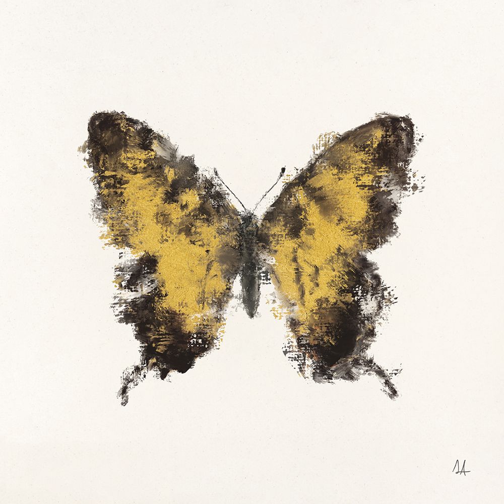 Golden Wings I art print by Sarah Adams for $57.95 CAD