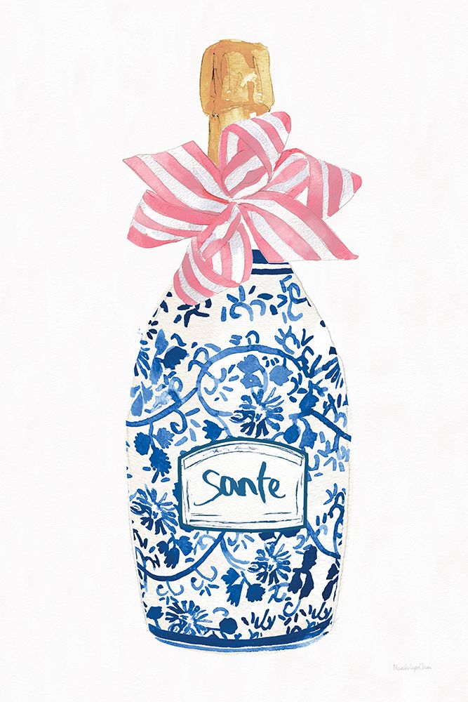 Flirty Champagne II art print by Mercedes Lopez Charro for $57.95 CAD