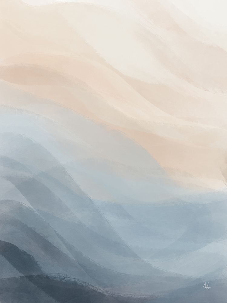 Calming Waves I art print by Sarah Adams for $57.95 CAD