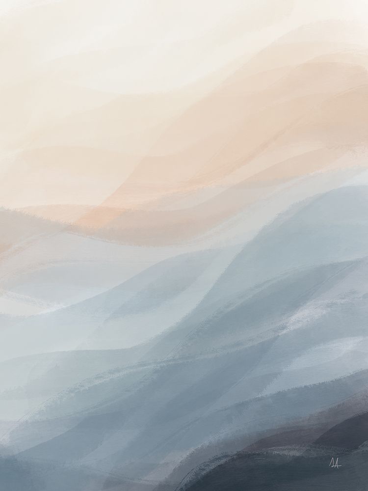 Calming Waves II art print by Sarah Adams for $57.95 CAD
