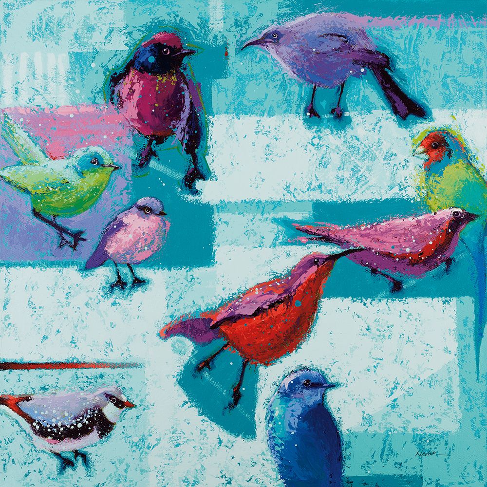 Odd Flock art print by Shirley Novak for $57.95 CAD