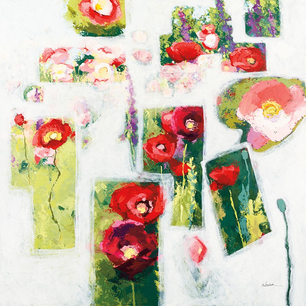 Postcards from my Poppy Garden art print by Shirley Novak for $57.95 CAD