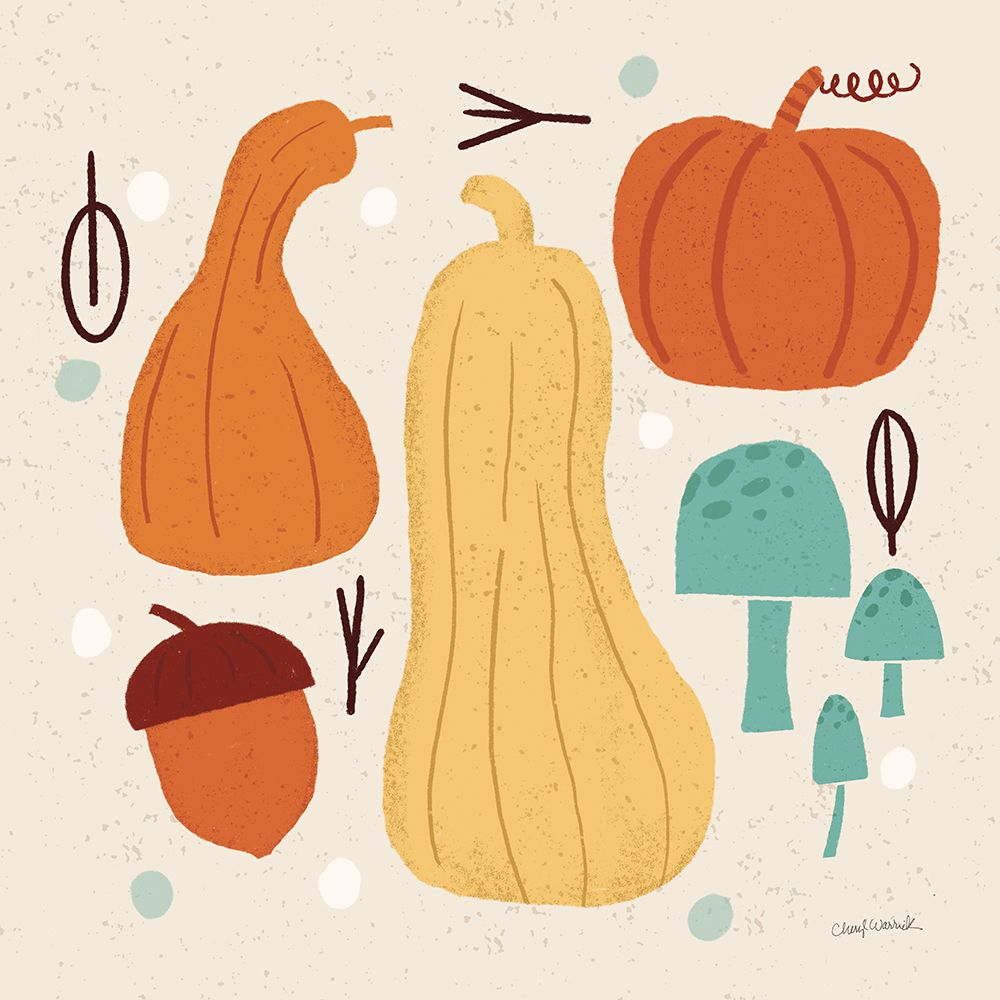 Fall Fun VIII art print by Cheryl Warrick for $57.95 CAD