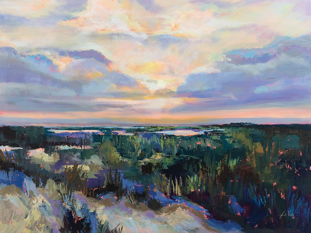 Sand Trail Sunset art print by Jeanette Vertentes for $57.95 CAD