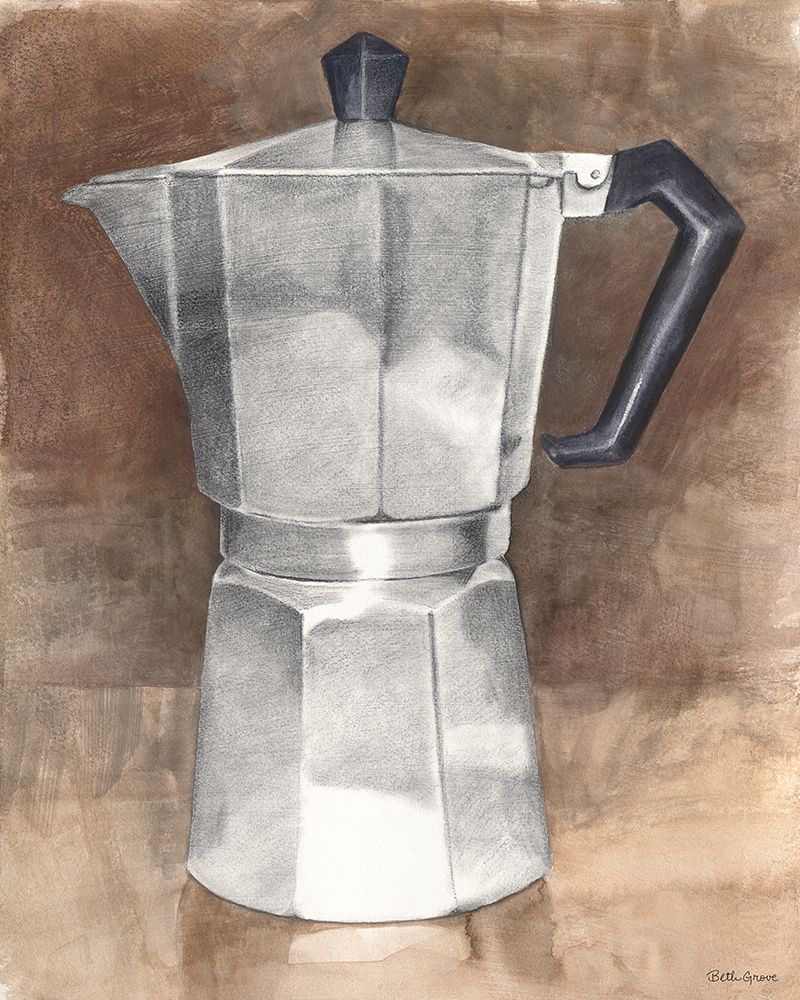 Coffee Pot II art print by Beth Grove for $57.95 CAD