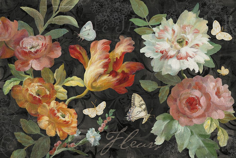Seaside Garden III Black art print by Danhui Nai for $57.95 CAD