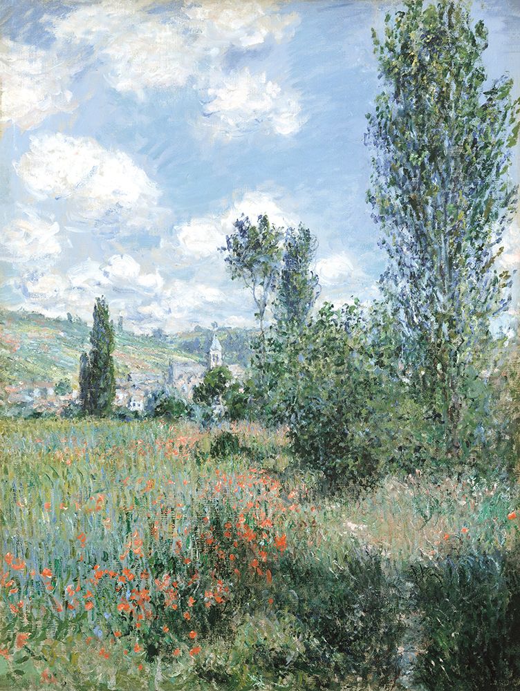 View of Vetheuil art print by Public Domain for $57.95 CAD