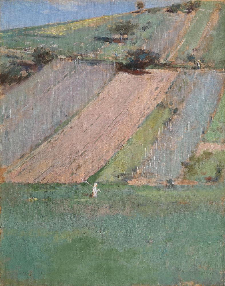 A Hillside Giverny art print by Public Domain for $57.95 CAD