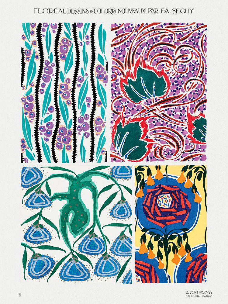 Vintage Art Nouveau art print by Public Domain for $57.95 CAD