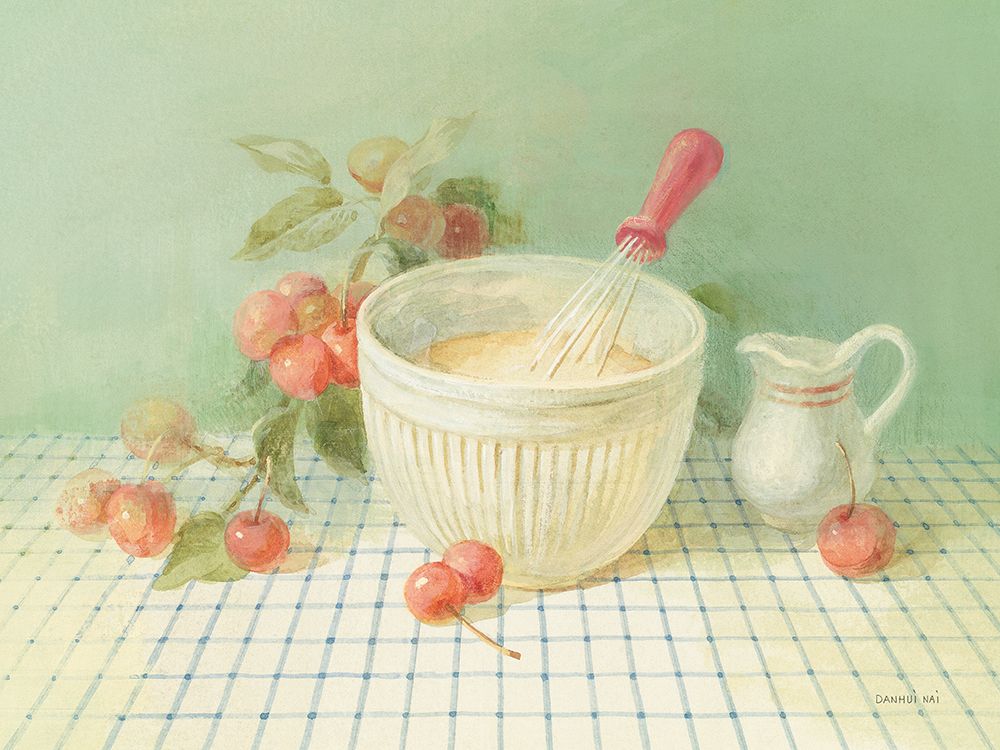 Baking with Cherries art print by Danhui Nai for $57.95 CAD