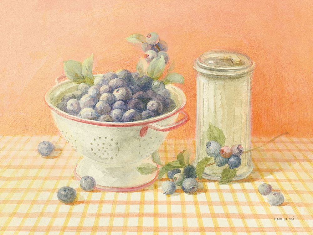 Fresh Picked Blueberries art print by Danhui Nai for $57.95 CAD