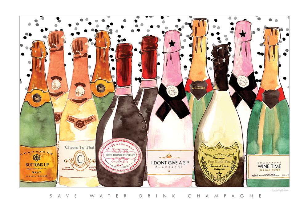 Bubbly art print by Mercedes Lopez Charro for $57.95 CAD