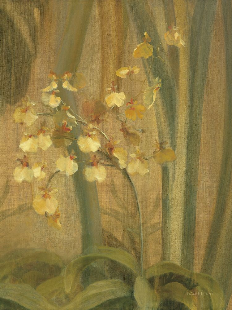 Yellow Orchids II art print by Danhui Nai for $57.95 CAD