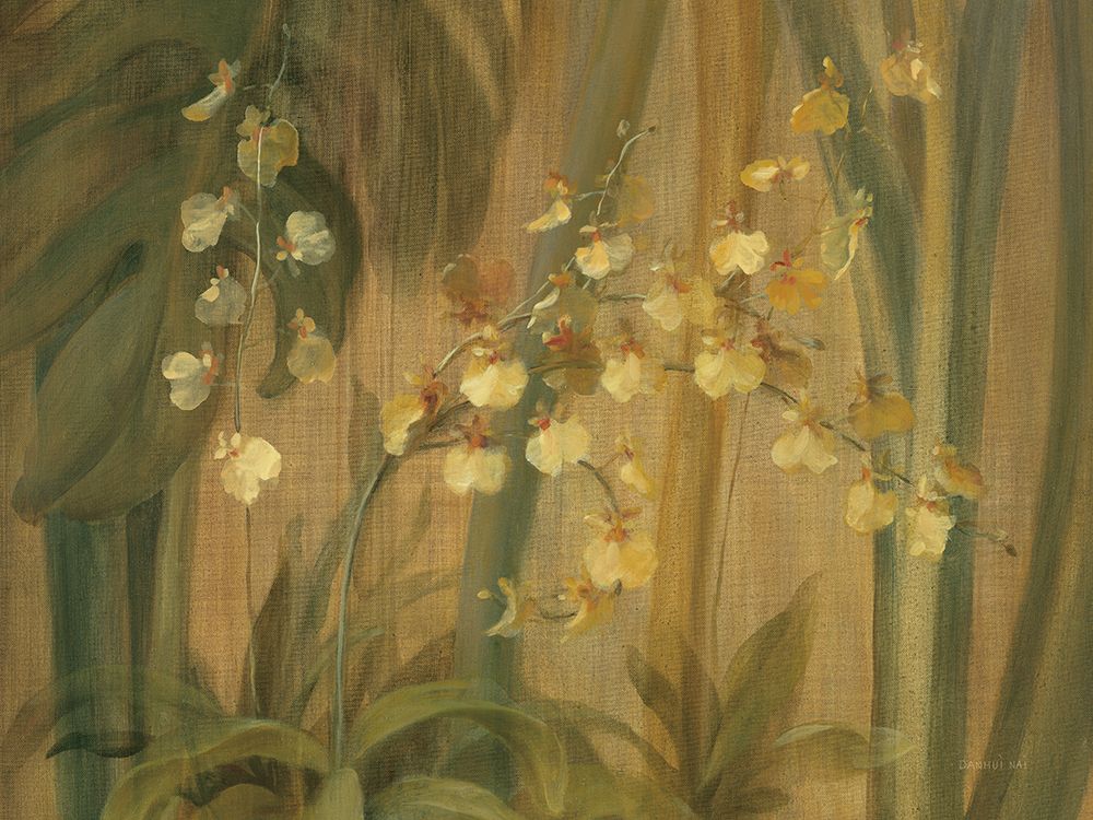 Yellow Orchids II art print by Danhui Nai for $57.95 CAD