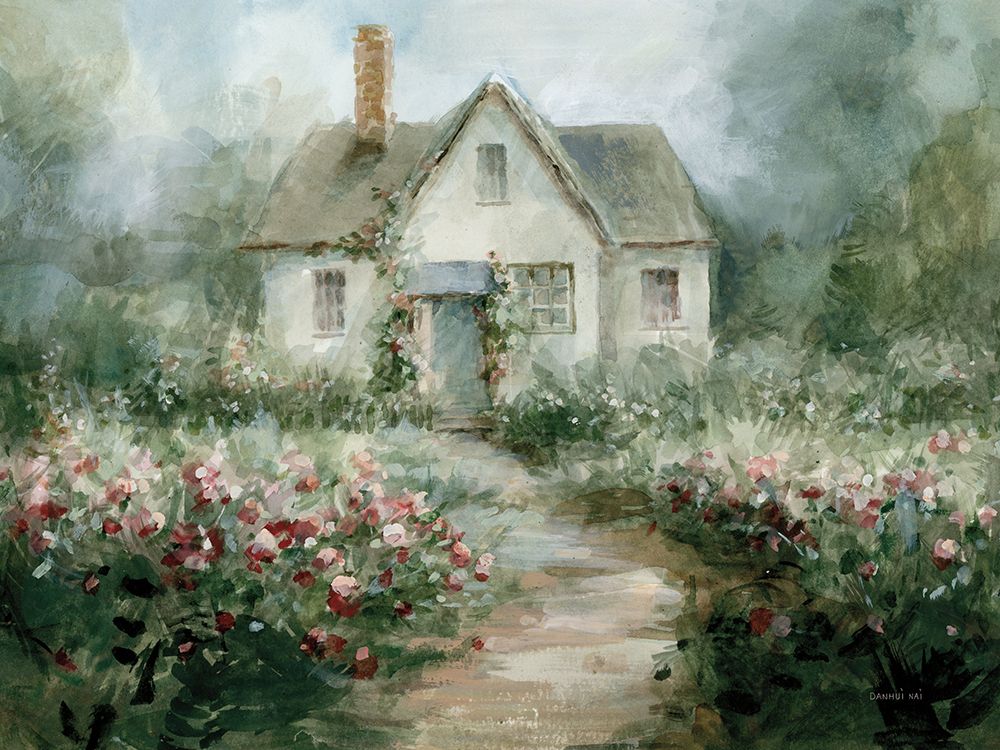 Cottage Garden I art print by Danhui Nai for $57.95 CAD