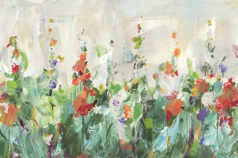 Row of Bright Flowers art print by Danhui Nai for $57.95 CAD