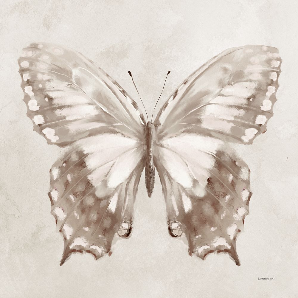 Aflutter I Neutral art print by Danhui Nai for $57.95 CAD