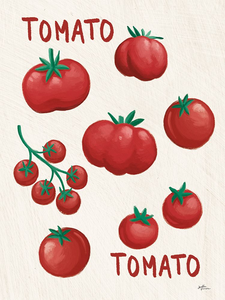 Tomato Toss Chart art print by Janelle Penner for $57.95 CAD