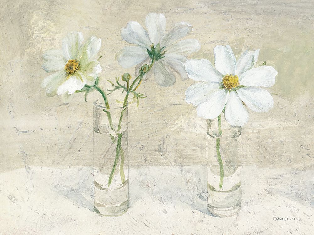 Cosmos in Glasses I Neutral art print by Danhui Nai for $57.95 CAD