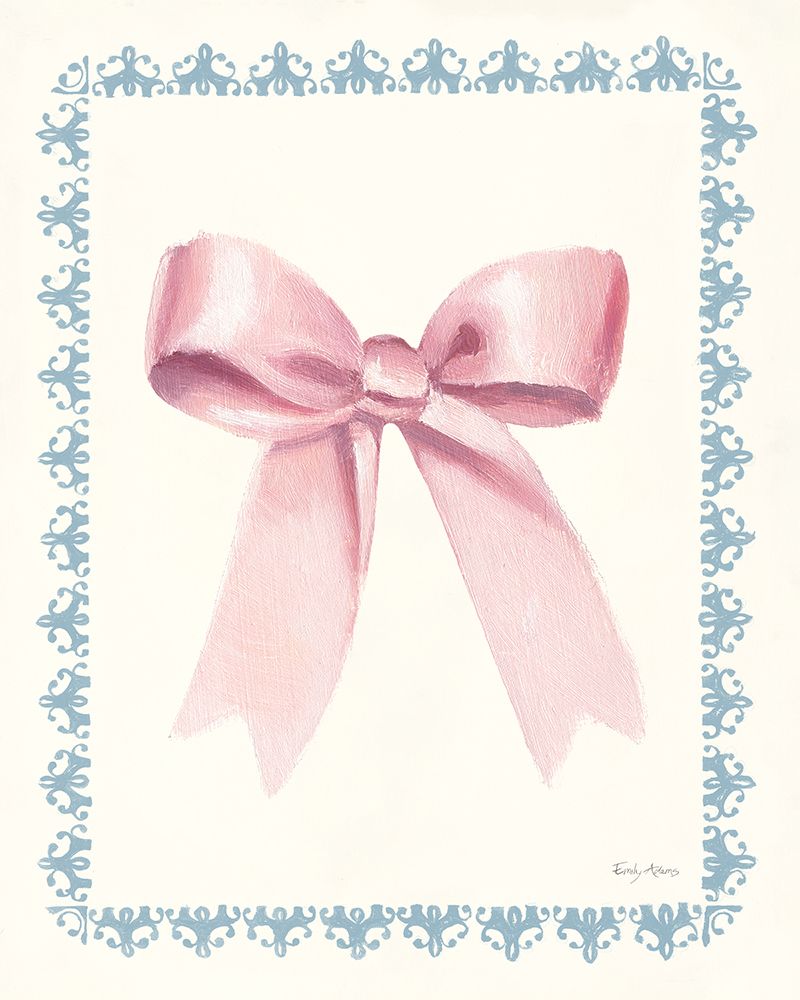 Emilys Bows I art print by Emily Adams for $57.95 CAD