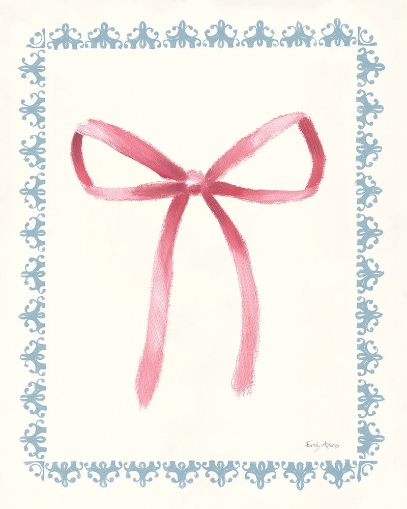 Emilys Bows II art print by Emily Adams for $57.95 CAD
