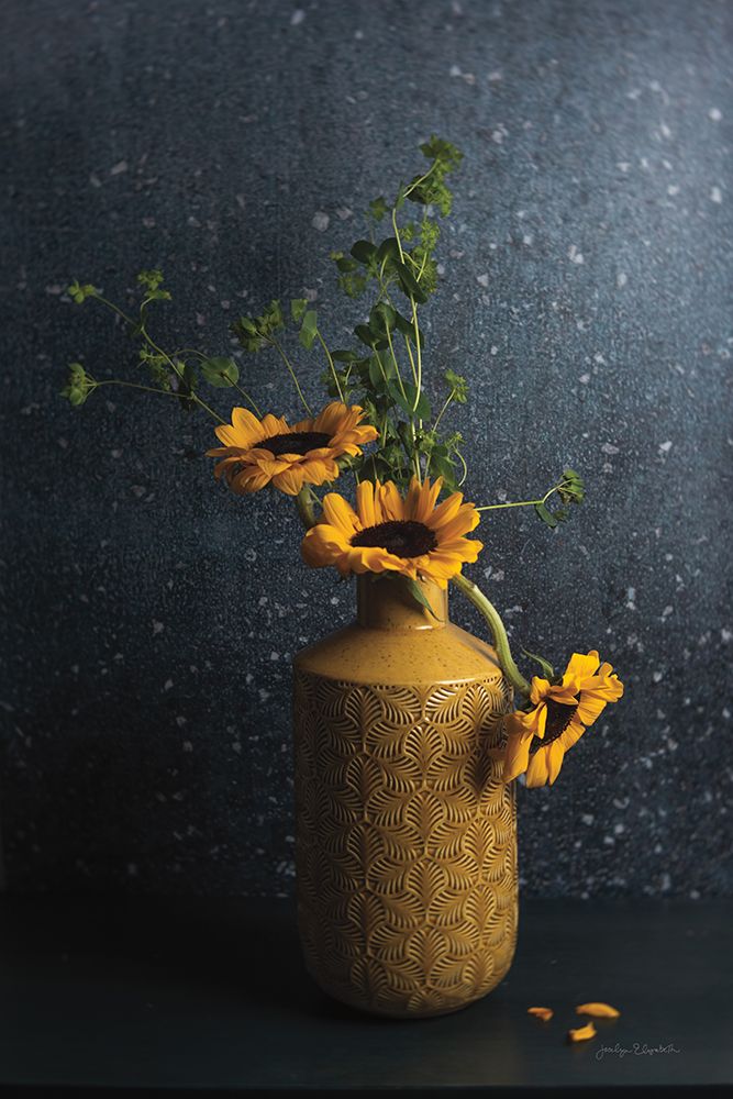 Sunflower Still Life art print by Jocelyn Elizabeth for $57.95 CAD