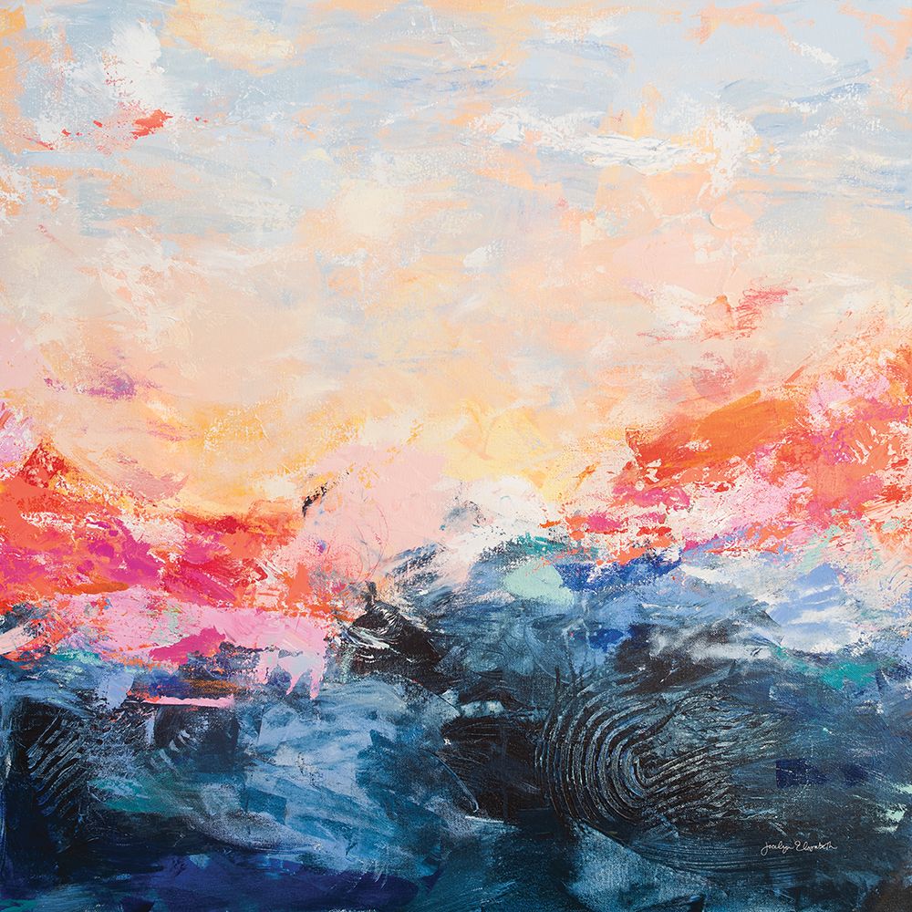 Red Sky at Morning art print by Jocelyn Elizabeth for $57.95 CAD