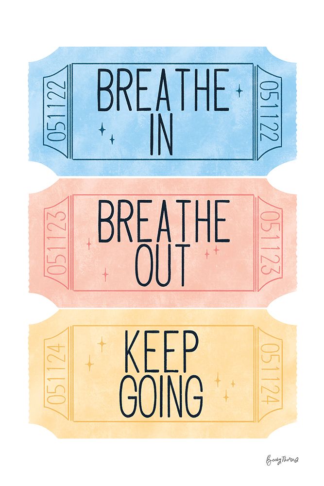 Ticket Stubs Inspiration art print by Becky Thorns for $57.95 CAD