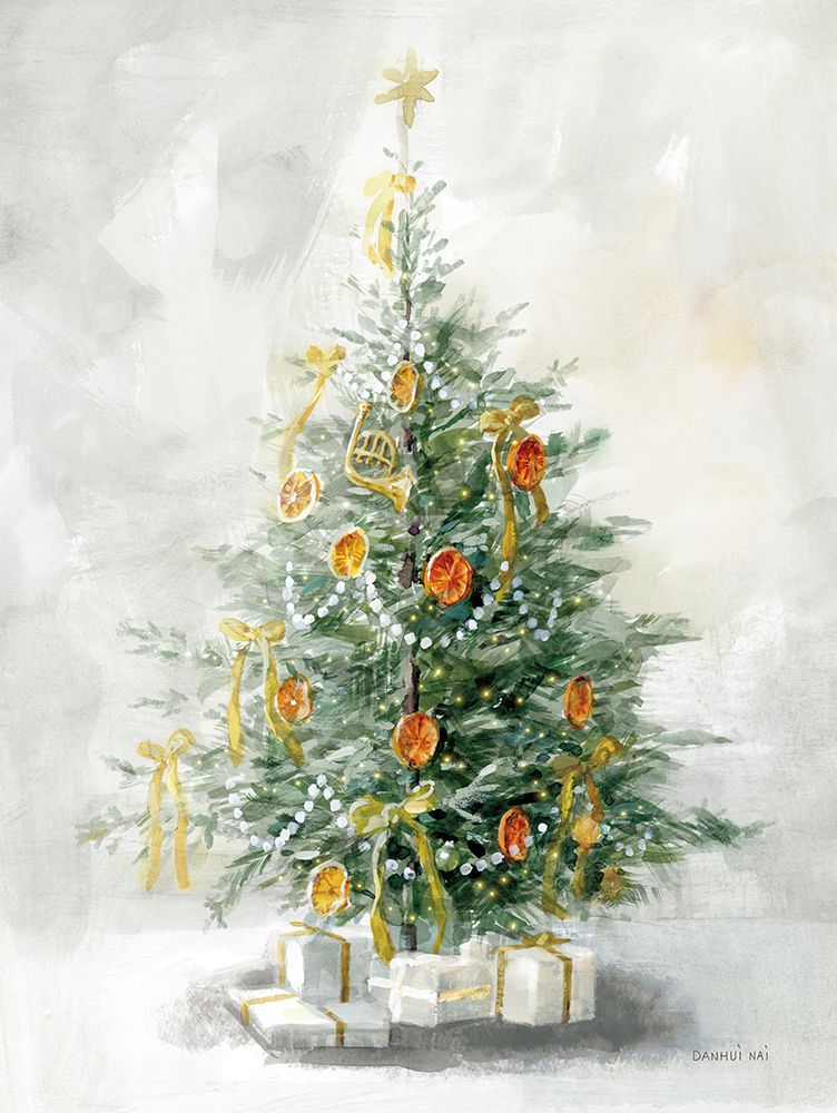Vintage Holiday II art print by Danhui Nai for $57.95 CAD