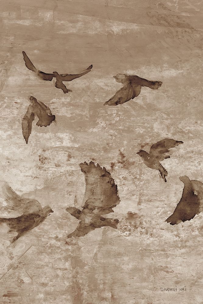 Migration Brown Panel II art print by Danhui Nai for $57.95 CAD