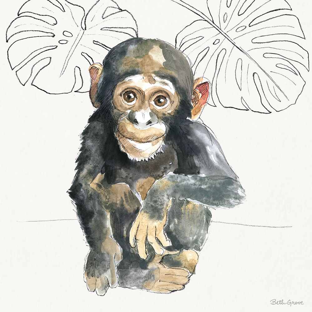 Sweet Animals I art print by Beth Grove for $57.95 CAD