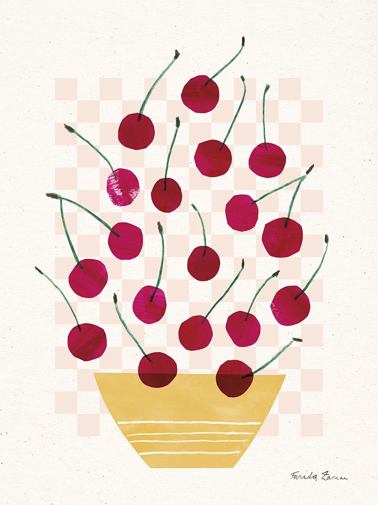 Falling Fruit I art print by Farida Zaman for $57.95 CAD